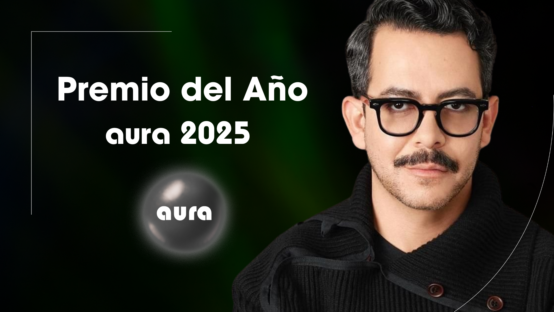 ¡Manolo Caro recibe el Reconocimiento del Año en los Premios Aura 2025!