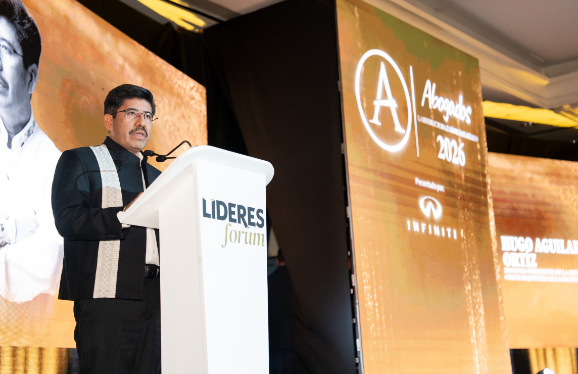 Hugo Aguilar Ortiz, presencia clave en Abogados 2026